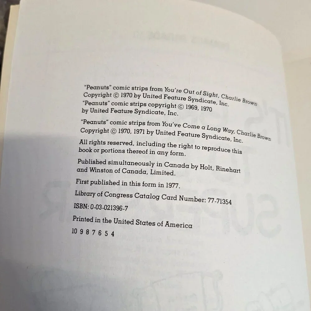 Its Great To Be A Super Star Peanuts Parade Book Charles Schulz 1979 Vintage - Picture 5 of 8